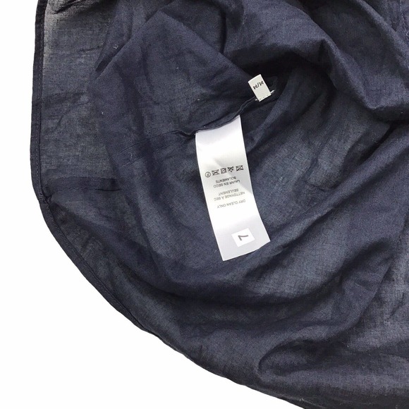 Frame Navy Blue Mini Slip Dress Women's Medium Lightweight Adjustable Lining - Picture 4 of 4